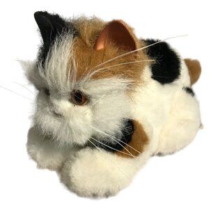 Fur Real Friends CALICO KITTEN Cat 2006 Plush Animal Toy WORKING Hasbro